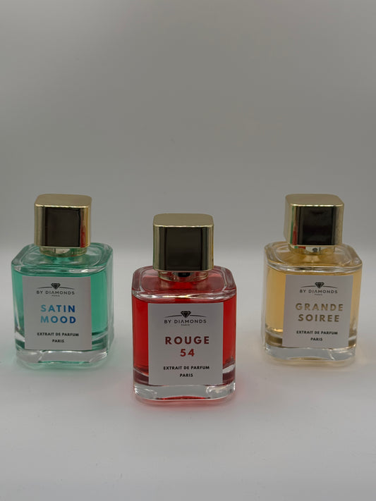 Pack de 3 parfums inspiration MFK